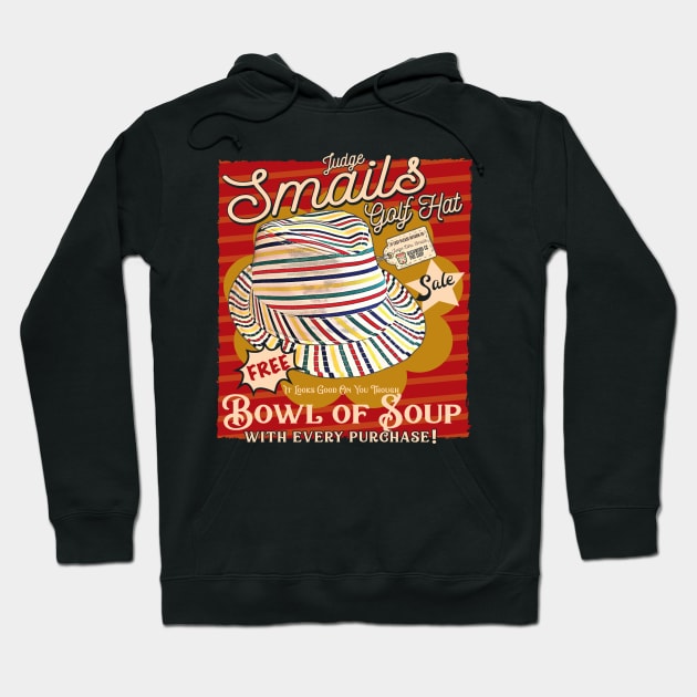Judge Smails Golf Hat Hoodie by Alema Art